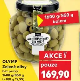 Kaufland OLYMP Zelené olivy nabídka