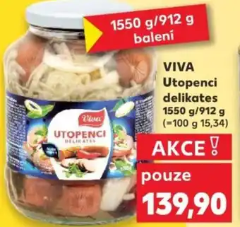 Kaufland VIVA Utopenci delikates nabídka