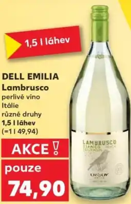 Kaufland DELL EMILIA Lambrusco nabídka