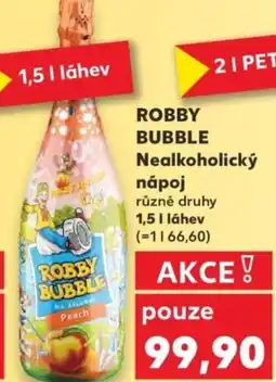 Kaufland ROBBY BUBBLE Nealkoholický nápoj nabídka