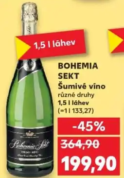 Kaufland BOHEMIA SEKT Šumivé víno nabídka