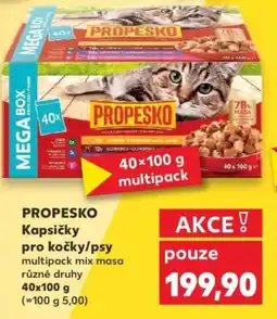 Kaufland PROPESKO Kapsičky pro kočky/psy nabídka