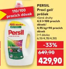 Kaufland PERSIL Prací gel/ prasek nabídka