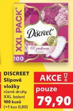 Kaufland DISCREET Slipové vložky nabídka