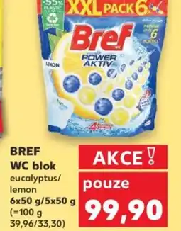Kaufland BREF WC blok nabídka
