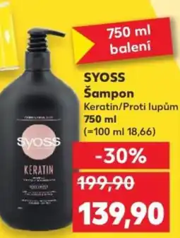Kaufland SYOSS Šampon nabídka