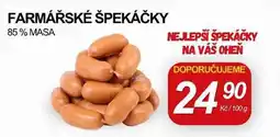 ZEMAN FARMÁŘSKÉ ŠPEKÁČKY 85% MASA nabídka