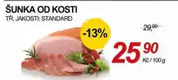 ZEMAN ŠUNKA OD KOSTI TŘ. JAKOSTI: STANDARD nabídka