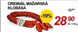 ZEMAN ORIGINÁL MAĎARSKÁ KLOBÁSA MADARS KLUBAS nabídka
