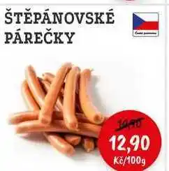 RABBIT řeznictví ŠTĚPÁNOVSKÉ PÁREČKY nabídka