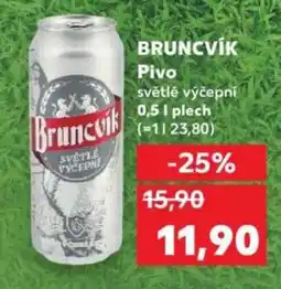 Kaufland BRUNCVÍK Pivo nabídka
