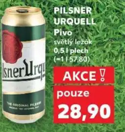 Kaufland PILSNER URQUELL Pivo nabídka