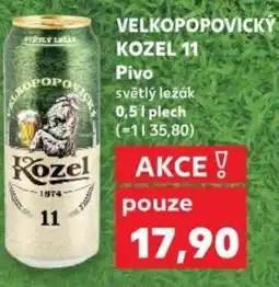 Kaufland VELKOPOPOVICKÝ KOZEL 11 Pivo nabídka