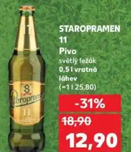 Kaufland STAROPRAMEN 11 Pivo nabídka