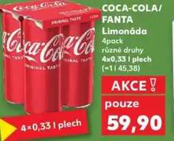 Kaufland COCA-COLA/ FANTA Limonáda nabídka