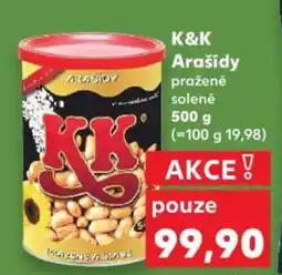 Kaufland K&K Arašídy pražené solené nabídka