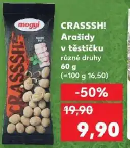 Kaufland CRASSSH! Arašidy v těstíčku nabídka
