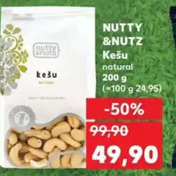 Kaufland NUTTY &NUTZ Kešu nabídka