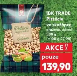 Kaufland IBK TRADE Pistácie ve skořápce nabídka