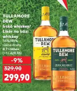 Kaufland TULLAMORE DEW Irská whiskey/ Likér na bázi whiskey nabídka