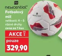 Kaufland Fotbalový míč nabídka