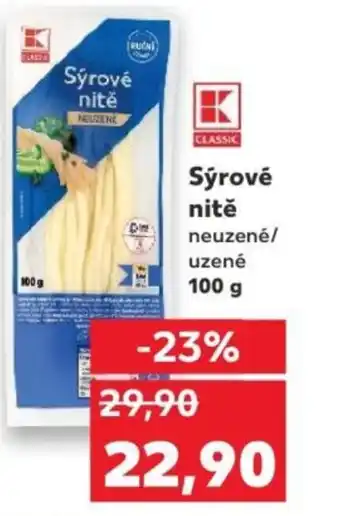 Kaufland Sýrové nitě nabídka