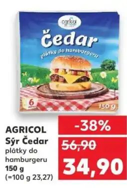 Kaufland AGRICOL Sýr Čedar nabídka