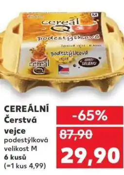 Kaufland CEREÁLNÍ Čerstvá vejce nabídka