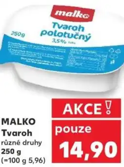 Kaufland MALKO Tvaroh nabídka