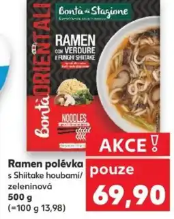 Kaufland Ramen polévka nabídka