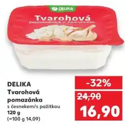 Kaufland DELIKA Tvarohová pomazánka nabídka