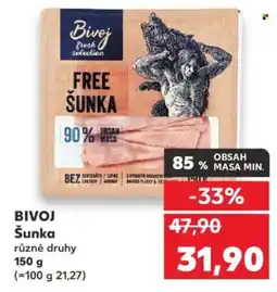 Kaufland BIVOJ Šunka nabídka