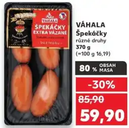 Kaufland VÁHALA Špekáčky nabídka