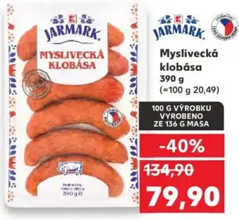 Kaufland Myslivecká klobása nabídka
