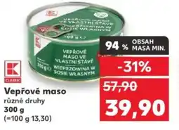 Kaufland Vepřové maso nabídka