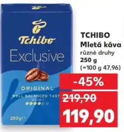 Kaufland TCHIBO Mletá káva nabídka