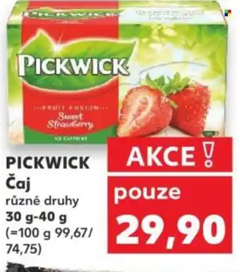 Kaufland PICKWICK Čaj nabídka