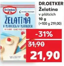 Kaufland DR.OETKER Želatina nabídka