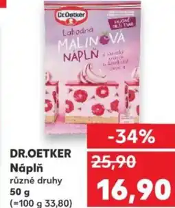 Kaufland DR.OETKER Náplň nabídka