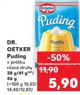 Kaufland DR. OETKER Puding nabídka
