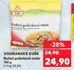 Kaufland VODŇANSKÉ KUŘE Kuřecí polévková směs nabídka