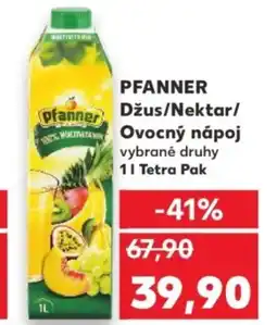 Kaufland PFANNER Pfanner Džus/Nektar/ Ovocný nápoj nabídka