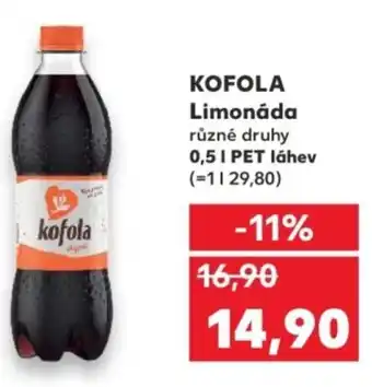 Kaufland KOFOLA Limonáda nabídka