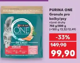 Kaufland PURINA ONE Granule pro kočky/psy nabídka
