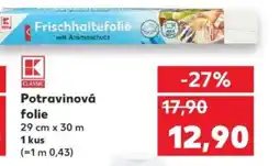Kaufland Potravinová folie nabídka