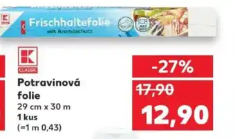 Kaufland Potravinová folie nabídka