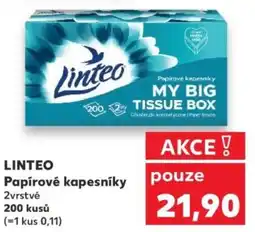 Kaufland LINTEO Papírové kapesníky nabídka