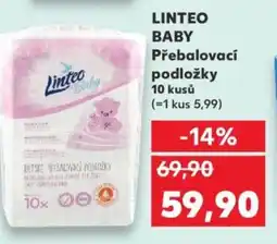 Kaufland LINTEO BABY Přebalovací podložky nabídka