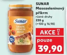 Kaufland SUNAR Masozeleninový příkrm nabídka