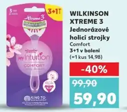 Kaufland WILKINSON XTREME 3 Jednorázové holicí strojky Comfort nabídka
